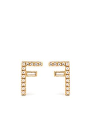 fendi long earrings|farfetch earrings for women.